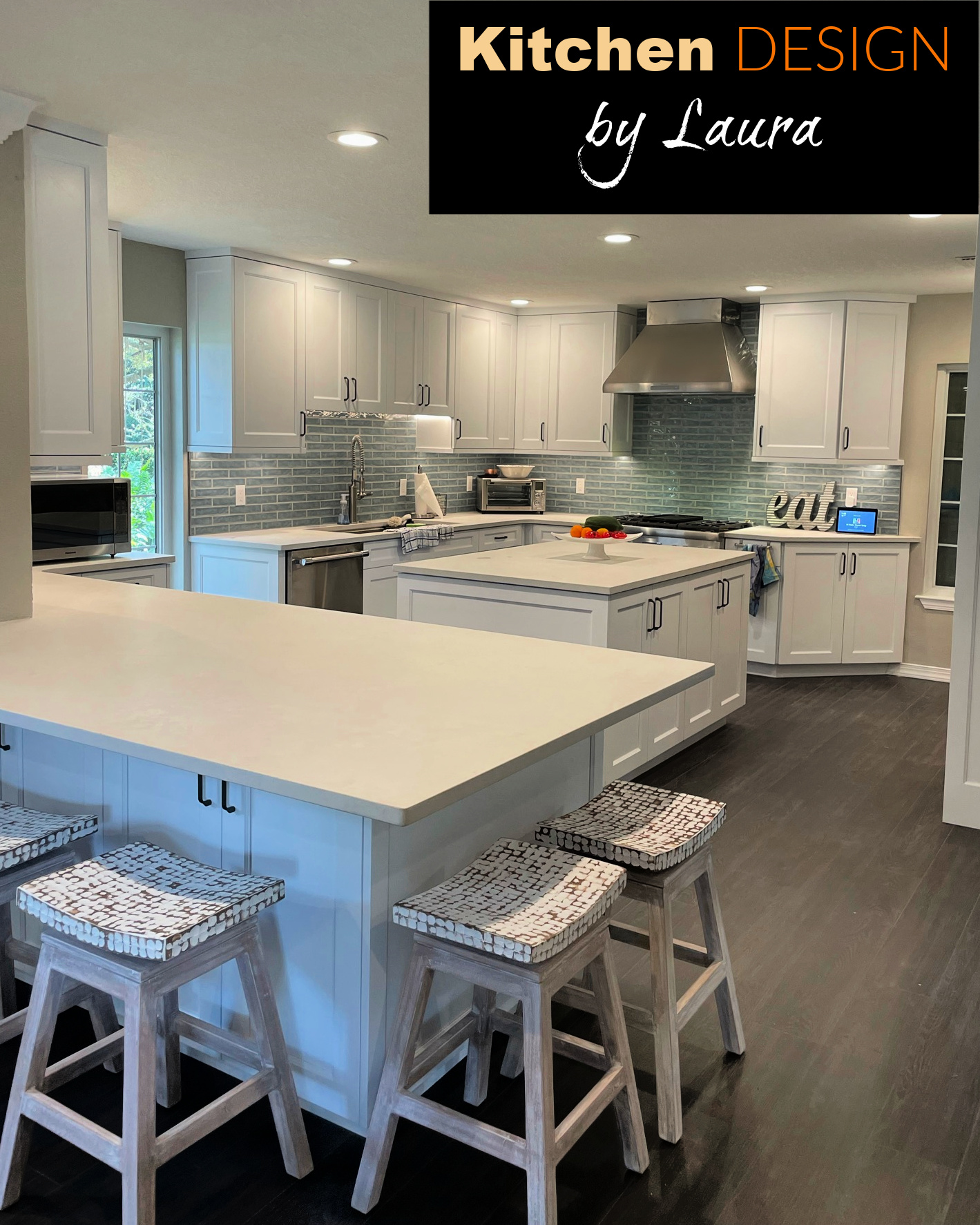 Siesta Key Kitchen Renovation / Beachy White Kitchen Remodel | Kitchen ...